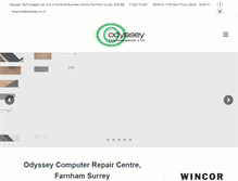 Tablet Screenshot of odyssey.co.uk